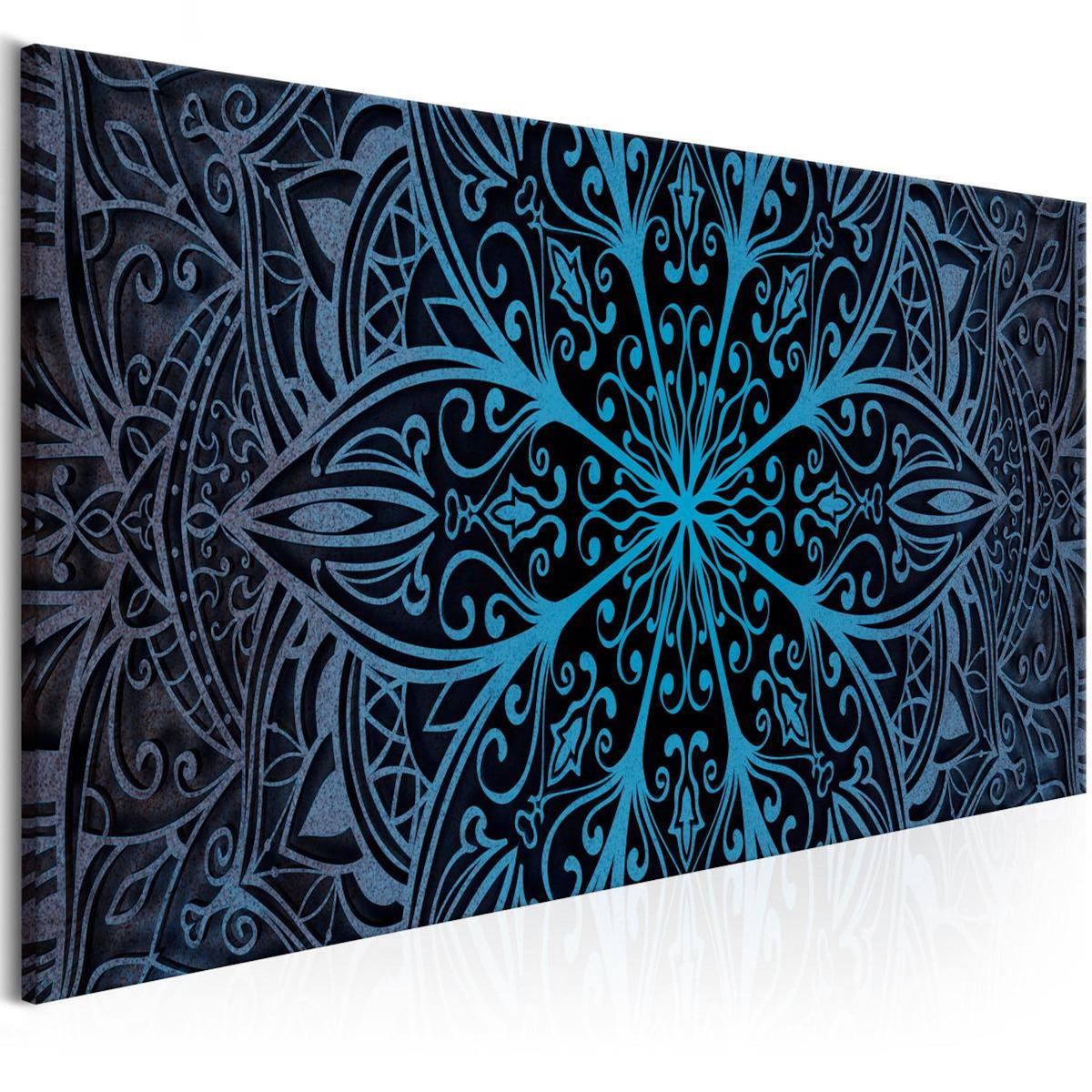 Paris Prix Tableau Imprimé  Feathers Blue Narrow