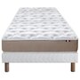 Voir la diapositive 1 : IDLITERIE Ensemble Matelas Mousse Haute Résilience ESSENCE + Latex 3 zones +Sommier - Made in France