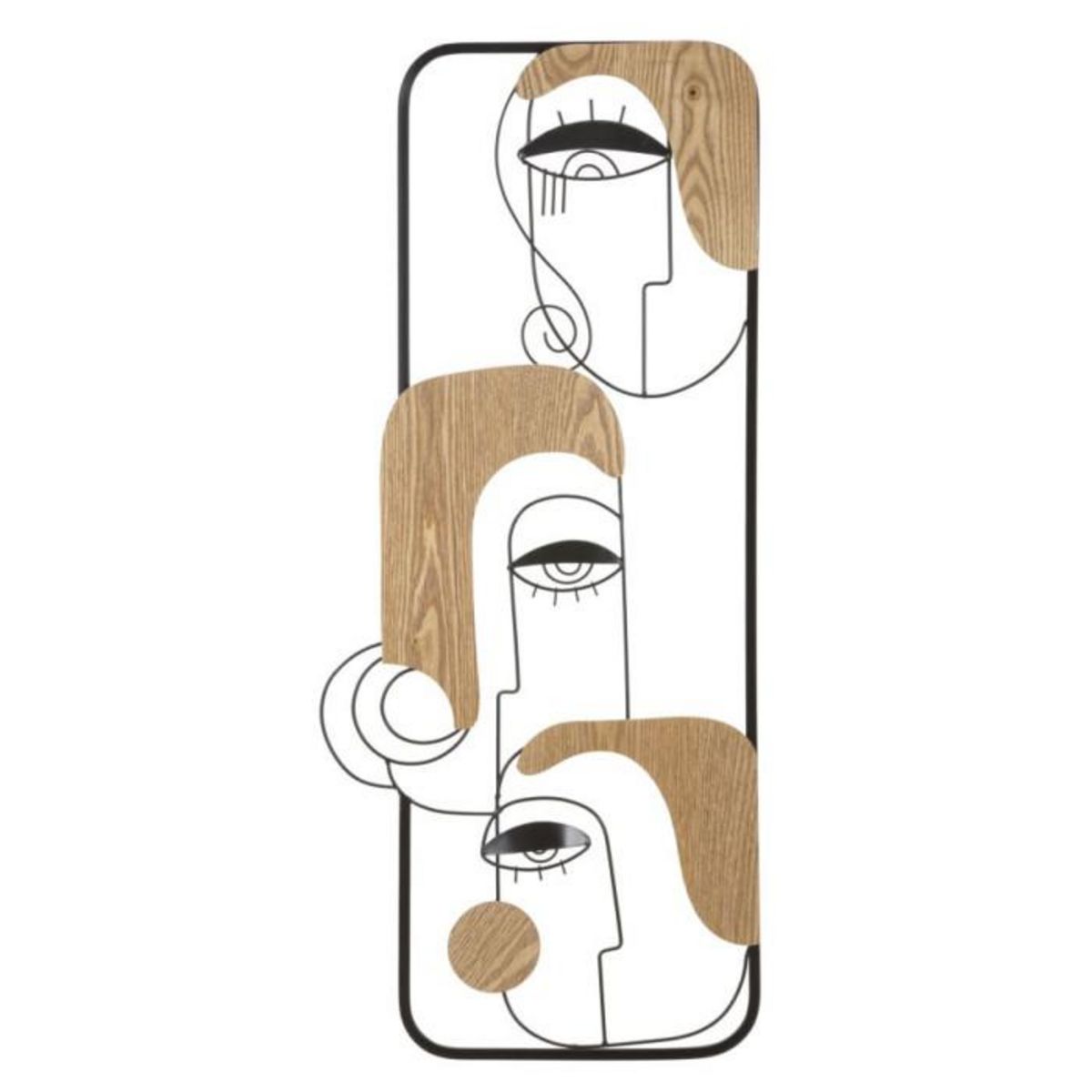 Paris Prix Décoration Murale Encadrée en Métal  Picassy  89cm Noir