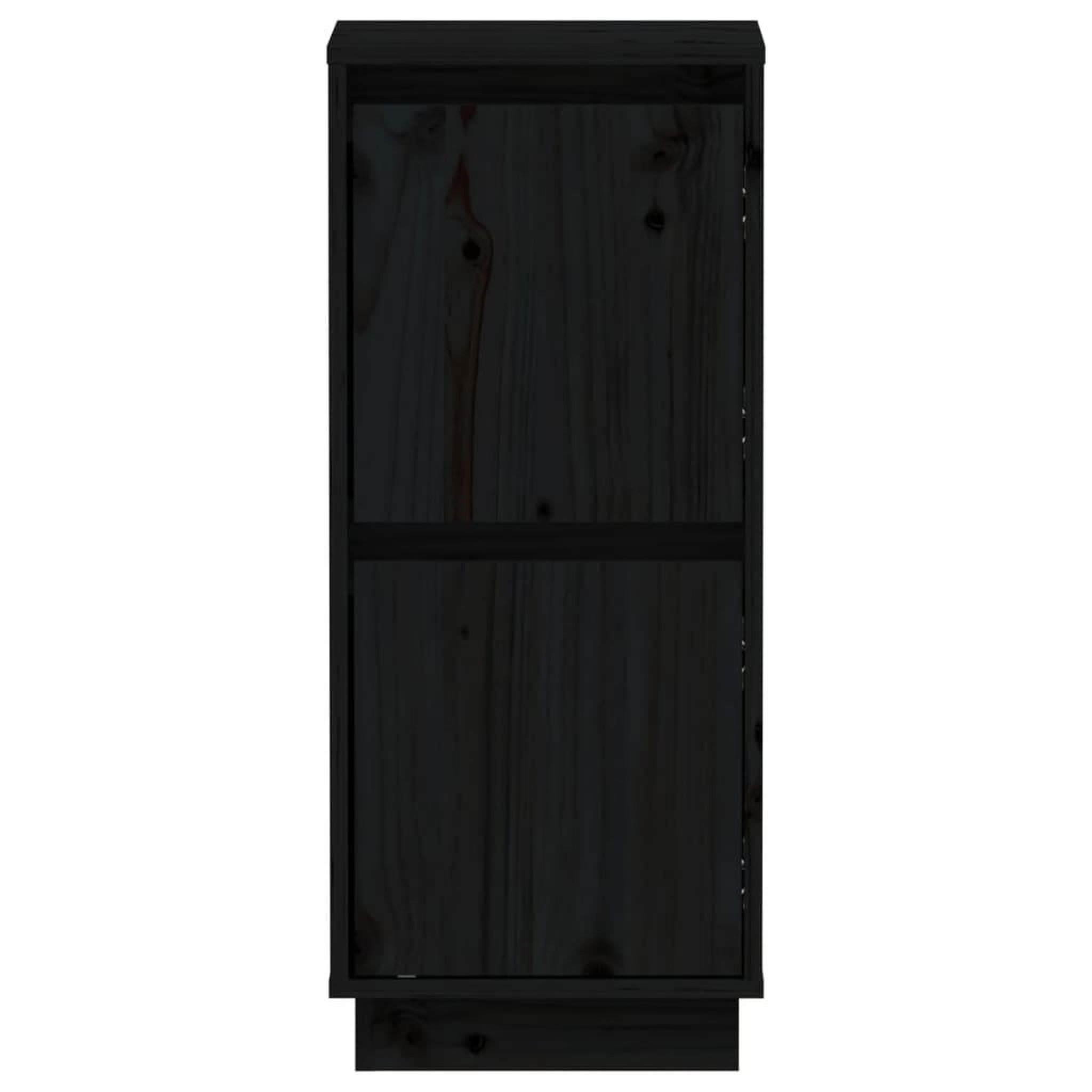 Voir la diapositive 5 : VIDAXL Buffet Noir 31,5x34x75 cm Bois massif de pin
