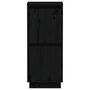 Voir la diapositive 5 : VIDAXL Buffet Noir 31,5x34x75 cm Bois massif de pin