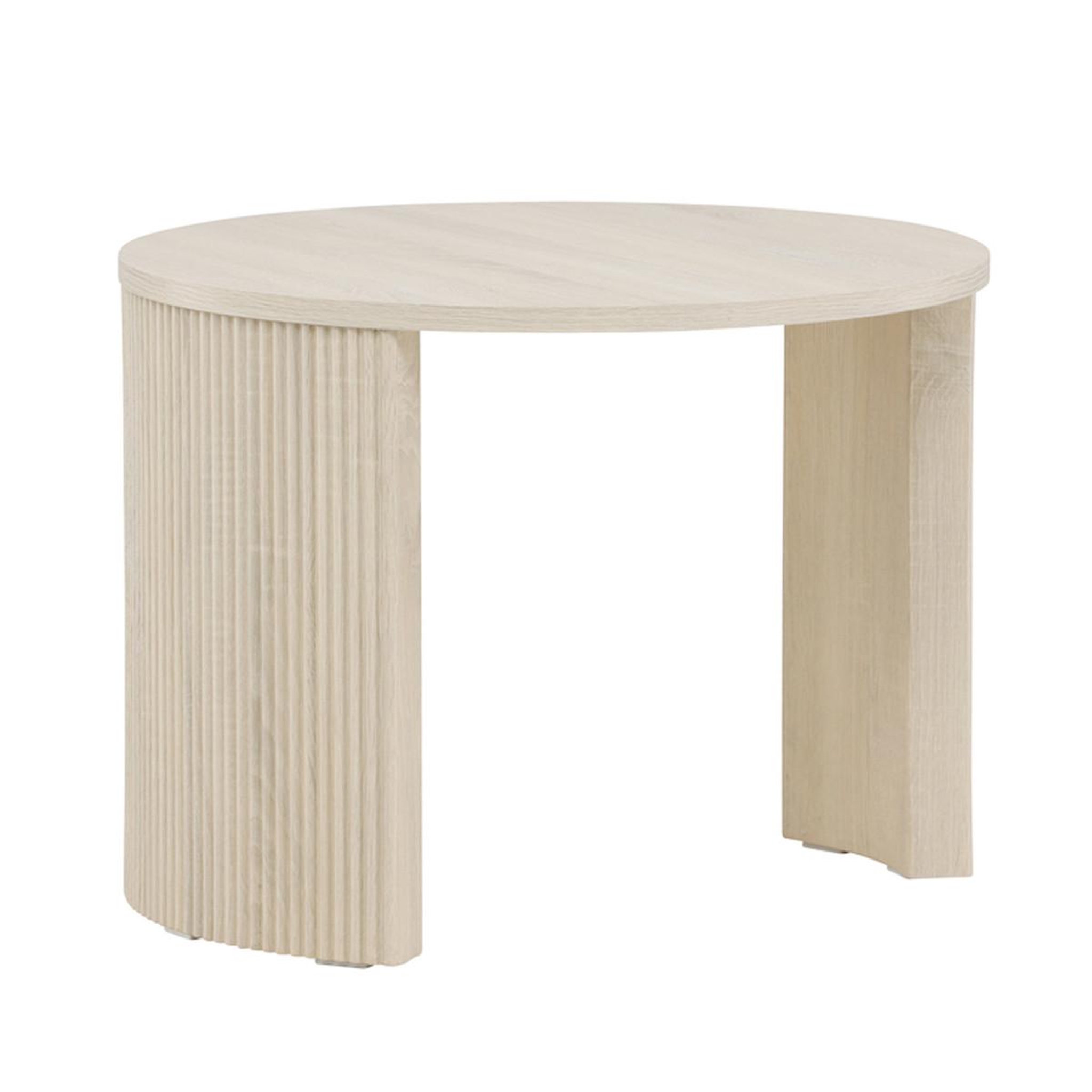 Paris Prix Table basse nervurée  bristol  60cm naturel
