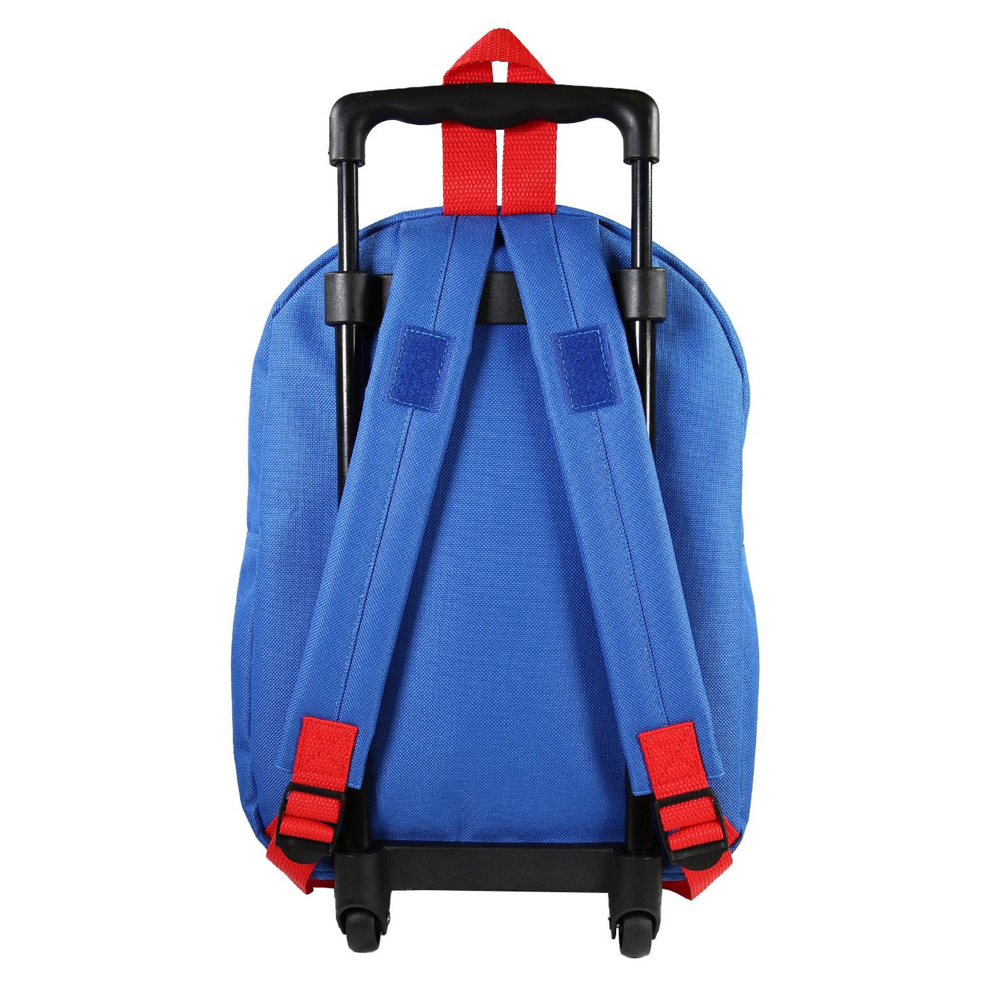 Voir la diapositive 4 : Bagtrotter Sac à dos à roulettes Mickey Bleu - Bagtrotter
