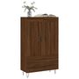 Voir la diapositive 3 : VIDAXL Buffet haut chene marron 69,5x31x115 cm bois d'ingenierie