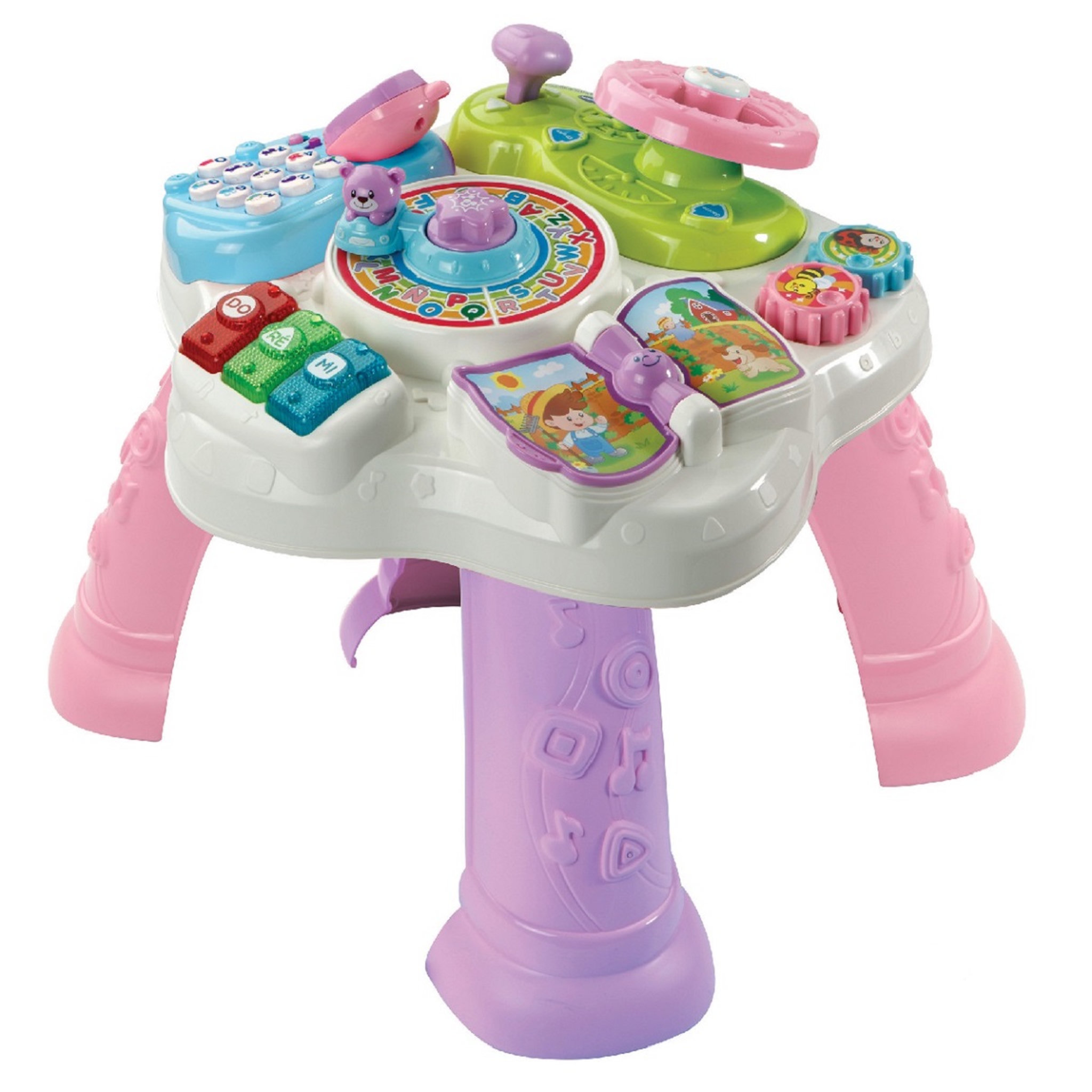 Voir la diapositive 1 : VTECH Ma Table d'Activités Bilingue rose 