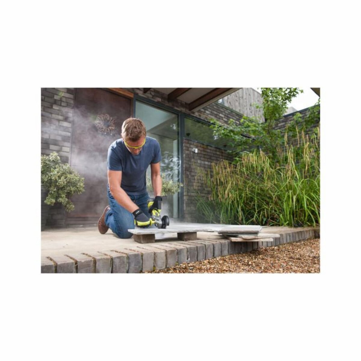 Ryobi Pack RYOBI Meuleuse d'angle 800W - 125mm - RAG800-125G - Kit 6 disques 125 mm