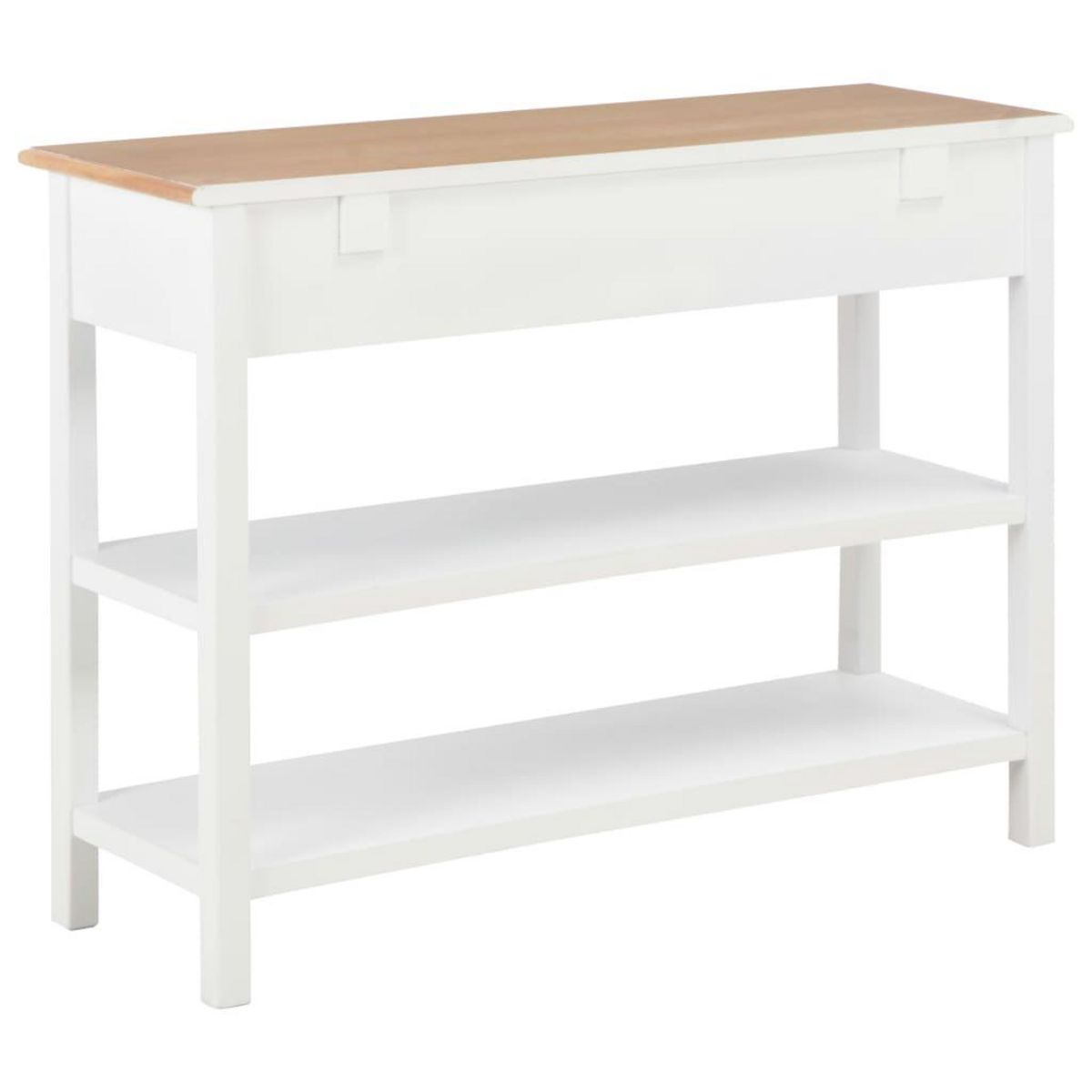 VIDAXL Buffet Blanc 110x35x80 cm MDF
