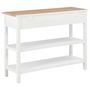 Voir la diapositive 4 : VIDAXL Buffet Blanc 110x35x80 cm MDF