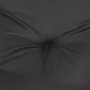 VIDAXL Coussins de banc de jardin 2 pcs noir 100x50x7 cm tissu Oxford