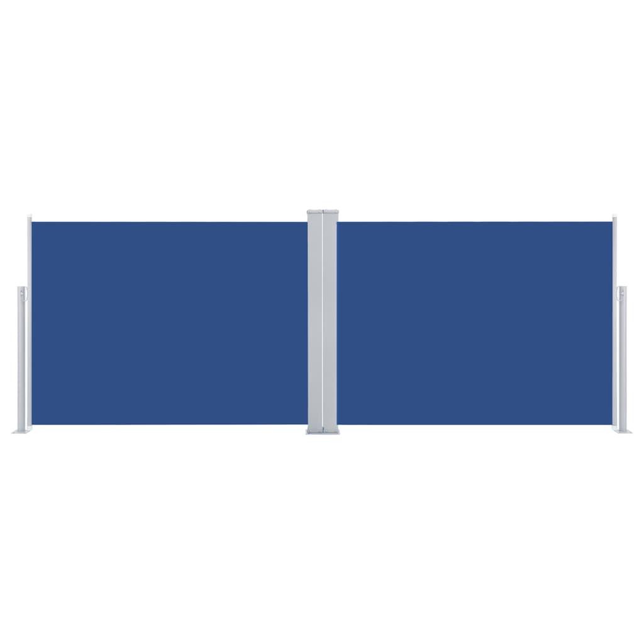 Voir la diapositive 4 : VIDAXL Auvent lateral retractable bleu 100 x 1000 cm