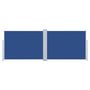 Voir la diapositive 4 : VIDAXL Auvent lateral retractable Bleu 100 x 1000 cm