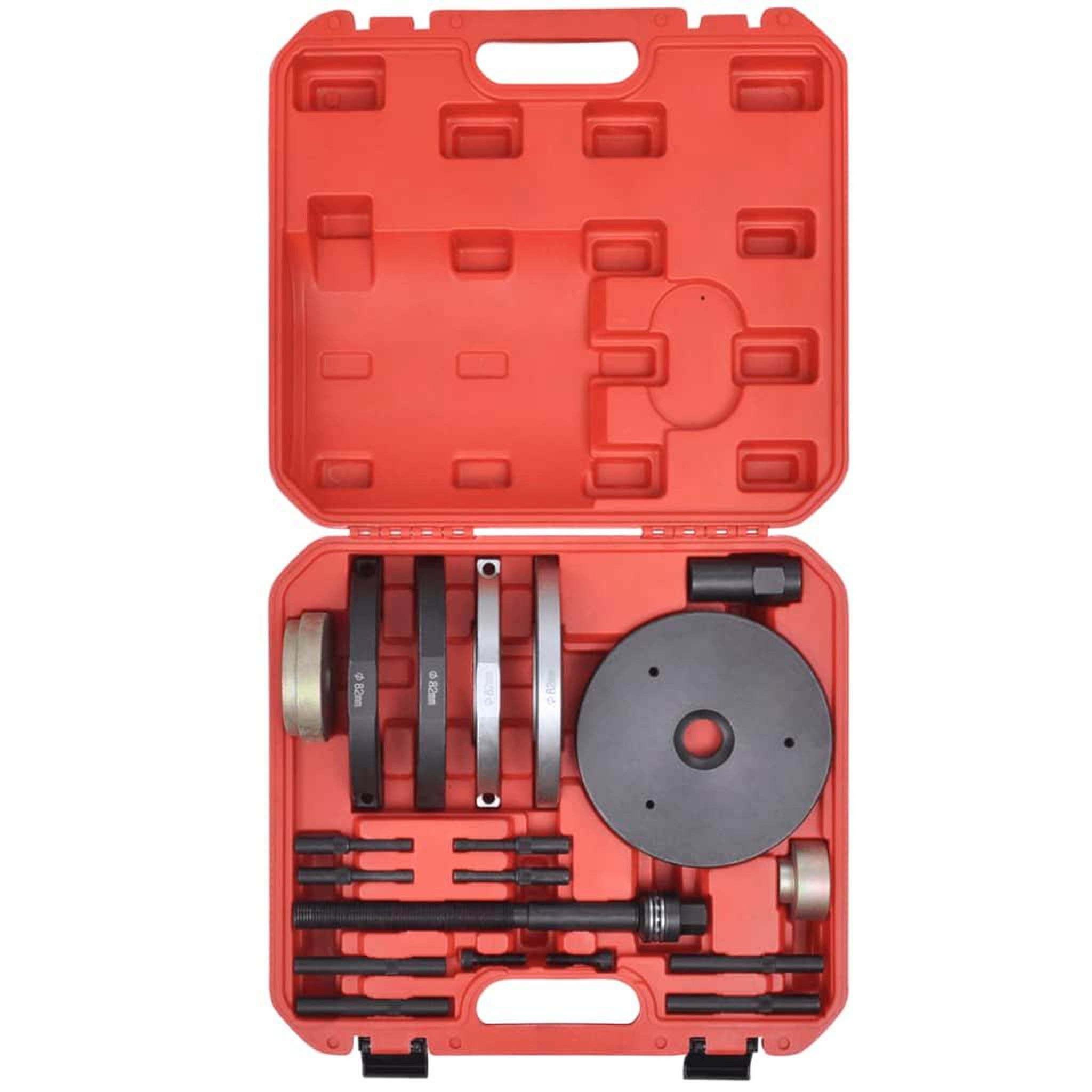 Voir la diapositive 2 : VIDAXL Kit d'outils de roulement de moyeu de roue gen2 19 pcs 82 mm