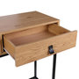 Voir la diapositive 5 : Paris Prix Console 2 Tiroirs Design  Abbott  100cm Naturel