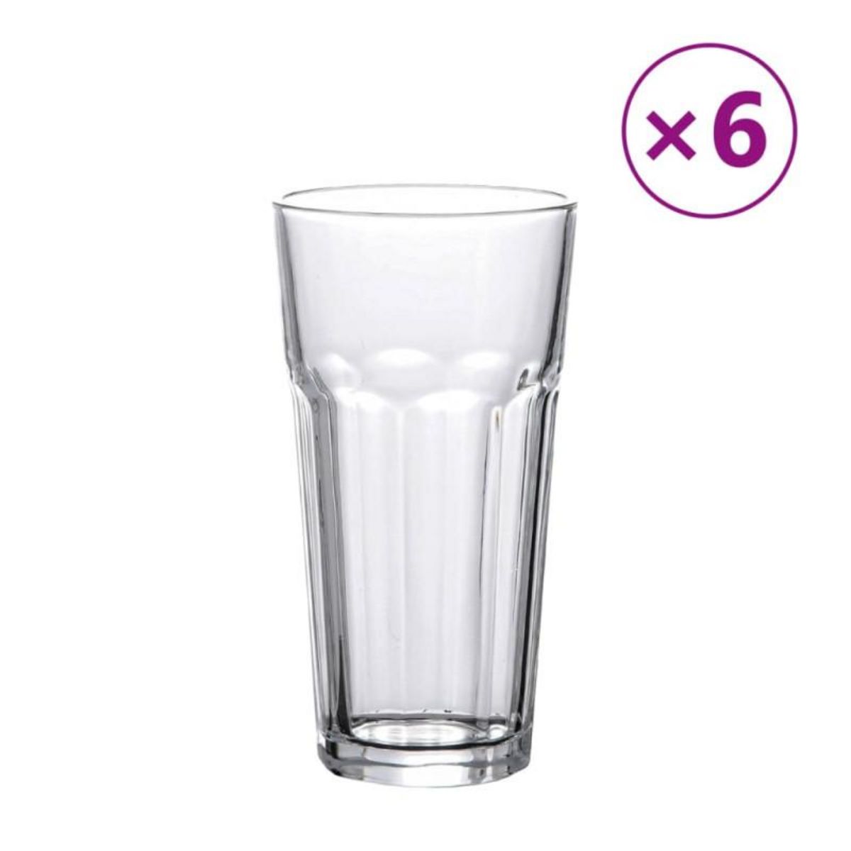 VIDAXL Verres à bière 6 pcs 475 ml
