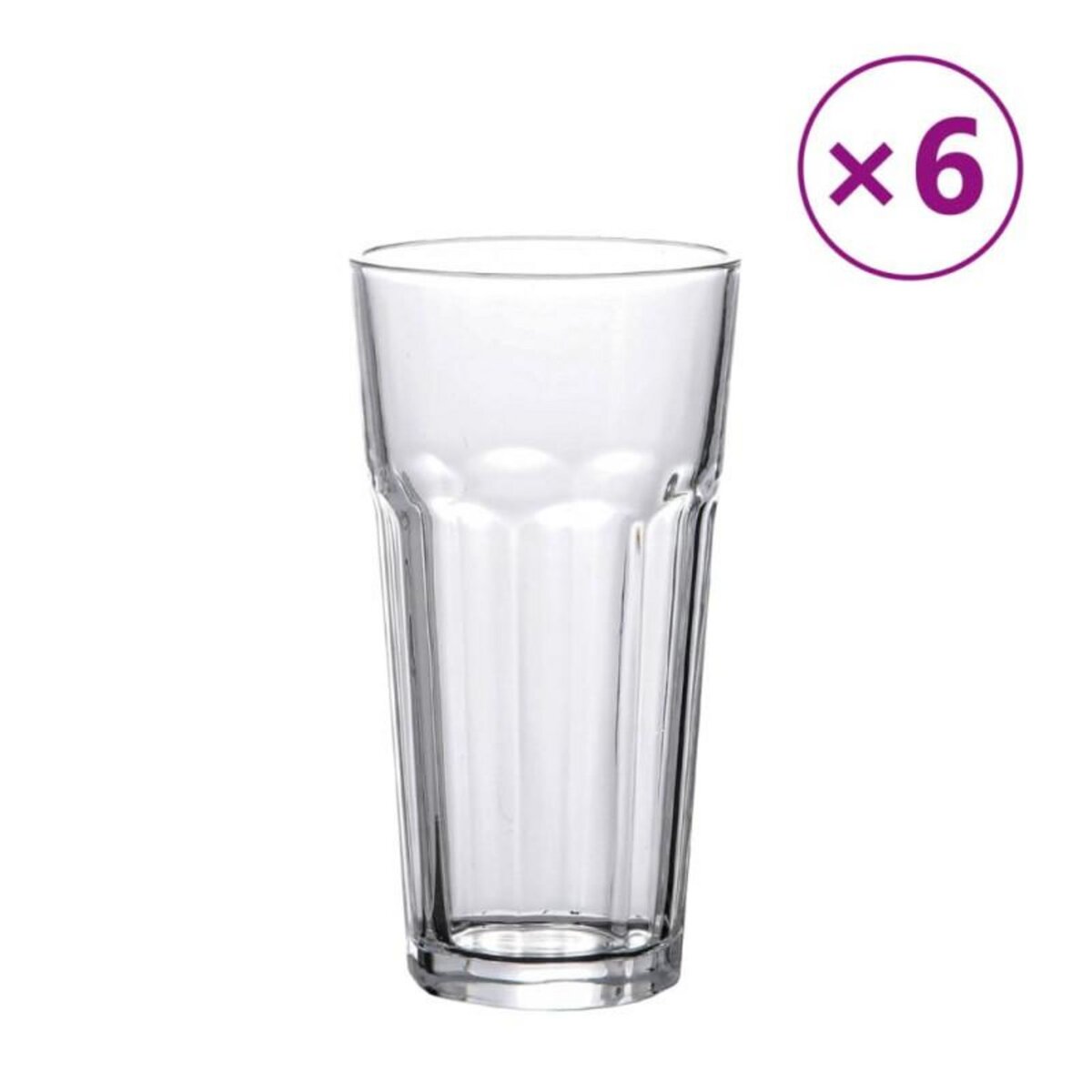 VIDAXL Verres à bière 6 pcs 475 ml