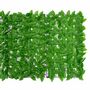 Voir la diapositive 4 : VIDAXL Ecran de balcon avec feuilles vert 500x100 cm