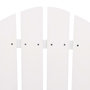 Voir la diapositive 5 : VIDAXL Chaises de jardin Adirondack avec table bois de sapin blanc