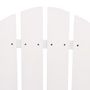 Voir la diapositive 5 : VIDAXL Chaises de jardin Adirondack avec table bois de sapin blanc