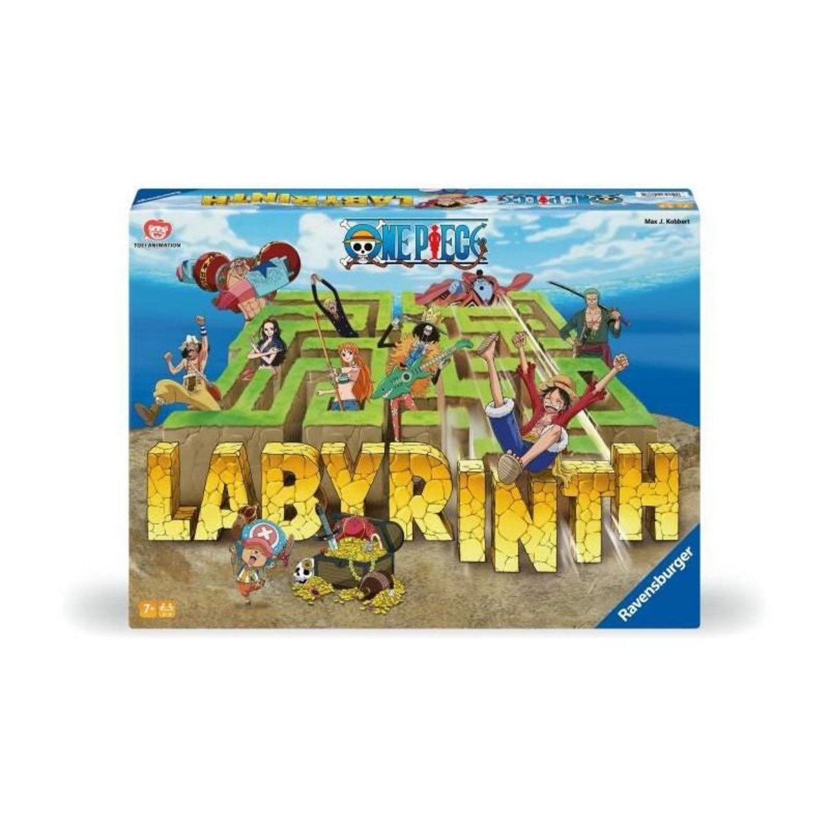 RAVENSBURGER Ravensburger–Jeu de société classique–Labyrinthe One Piece–Jeu de plateau-Jeu de réflexion-Enfant et Famille–Des 7 an