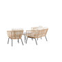 Voir la diapositive 4 : Paris Prix Salon de Jardin 4 Places en Rotin  Ortigia  142cm Naturel