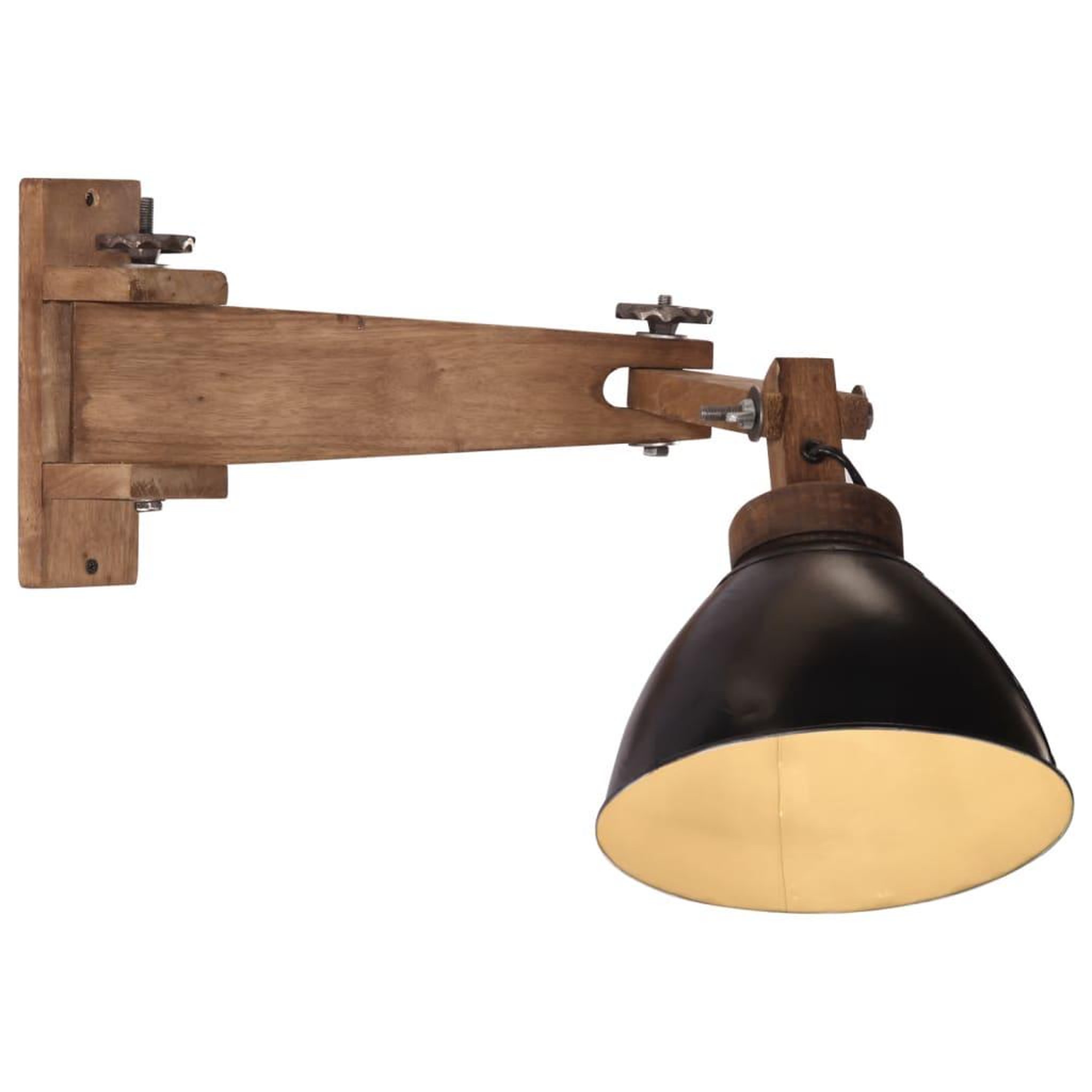VIDAXL Lampe murale 25 W noir E27