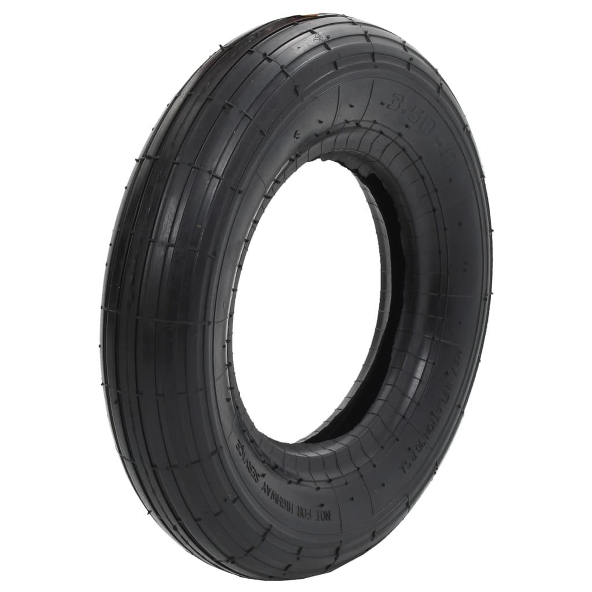 VIDAXL Pneu de brouette 3.50-8 4PR Caoutchouc