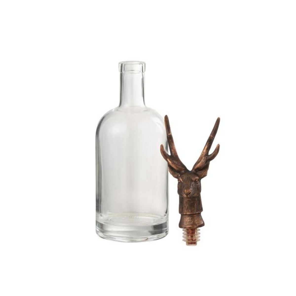 Paris Prix Bouteille en Verre  Cerf  35cm Transparent