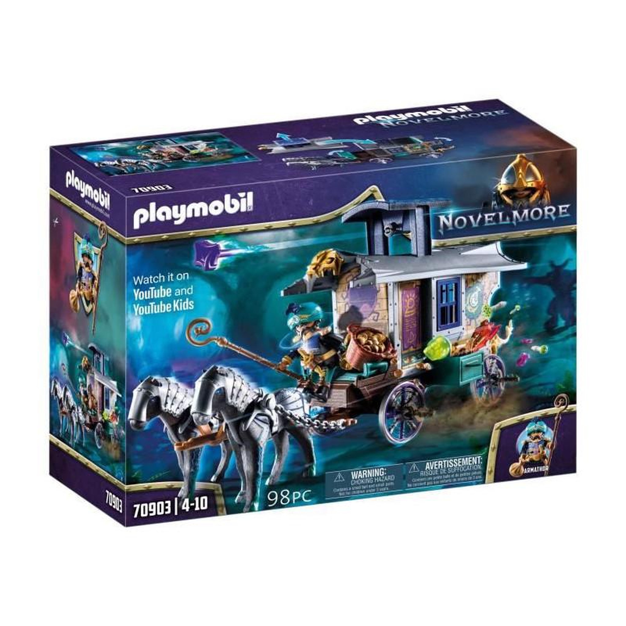 PLAYMOBIL PLAYMOBIL - 70903 - Violet Vale - Marchand et chariot