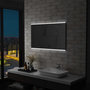 Voir la diapositive 1 : VIDAXL Miroir mural a LED de salle de bain et capteur tactile 100x60cm