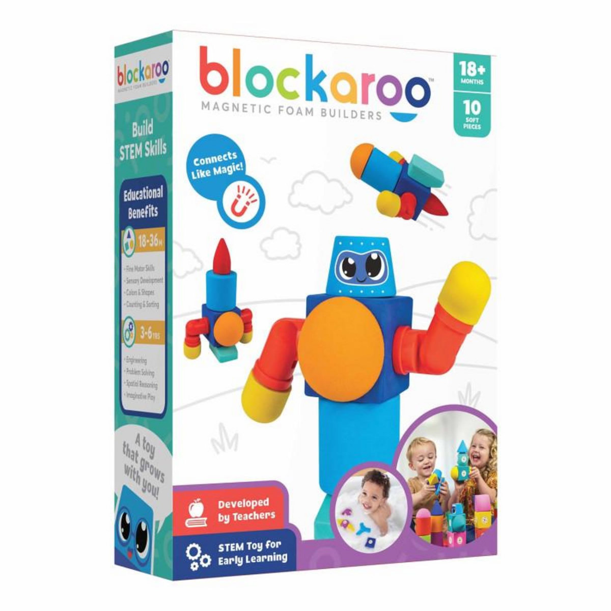 BLOCKAROO Blockaroo Robot Box, 10 pcs. 301001