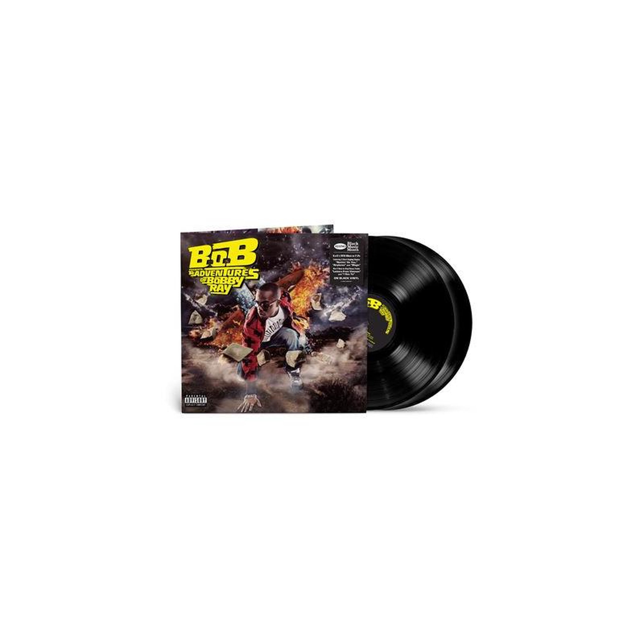 Atlantic B.o.b presents: the adventures of bobby ray – double vinyle 12 pouces noir, album rap hip-hop