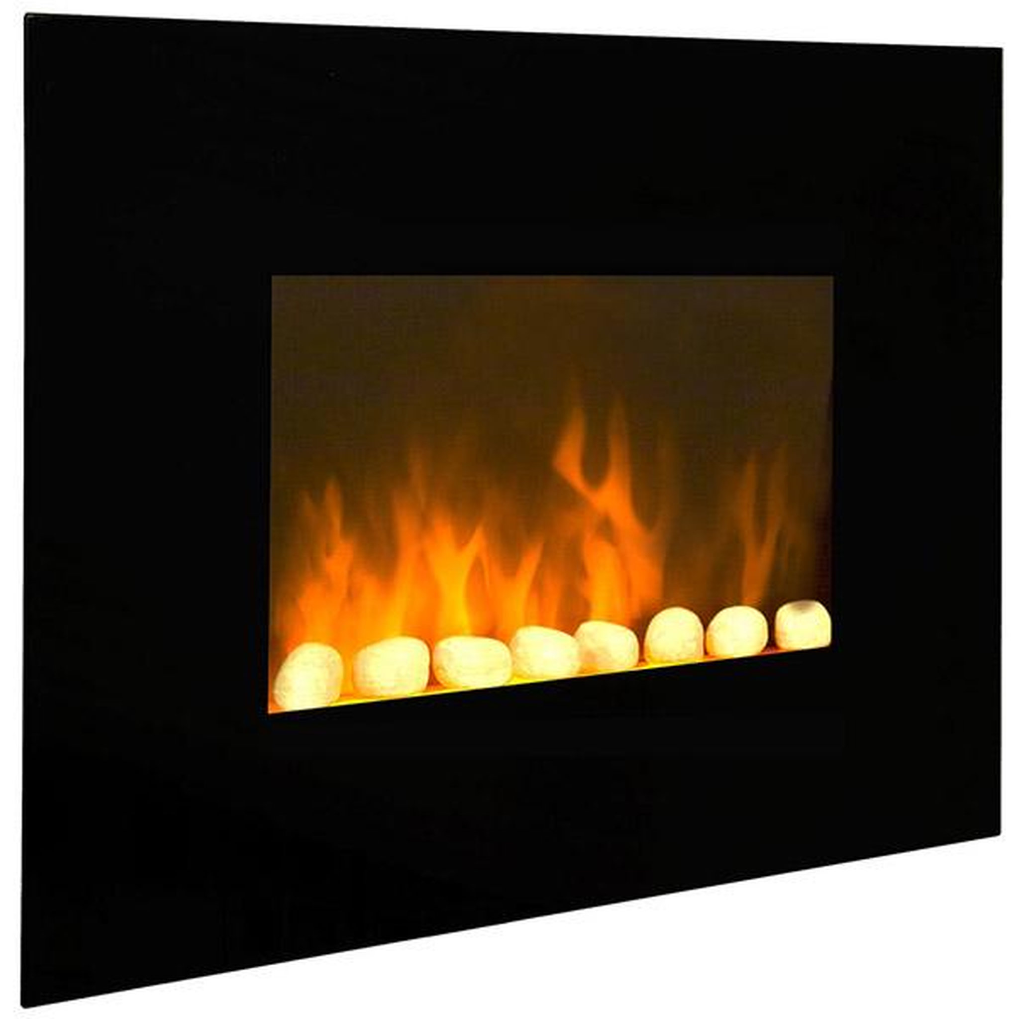 Chemin'arte Cheminée électrique 2000w noir - black fire