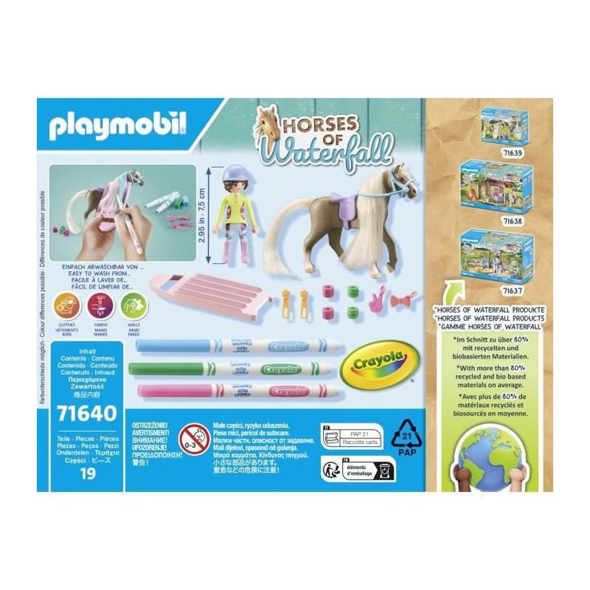 Voir la diapositive 5 : PLAYMOBIL PLAYMOBIL - 71640 - Cavaliere crinier colorie
