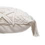 Voir la diapositive 3 : ATMOSPHERA Coussin Macramé rectangulaire 30x50cm Palm avec franges - Blanc Ivoire