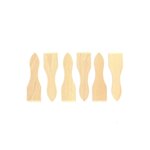 Fackelmann Lot de 6 spatules à raclette en bois 13 cm FSC Fackelmann
