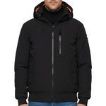 Schott Blouson  à capuche Schott DY AN. Coloris disponibles : Noir