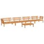Voir la diapositive 2 : VIDAXL Salon palette de jardin 5 pcs bois d'acacia massif