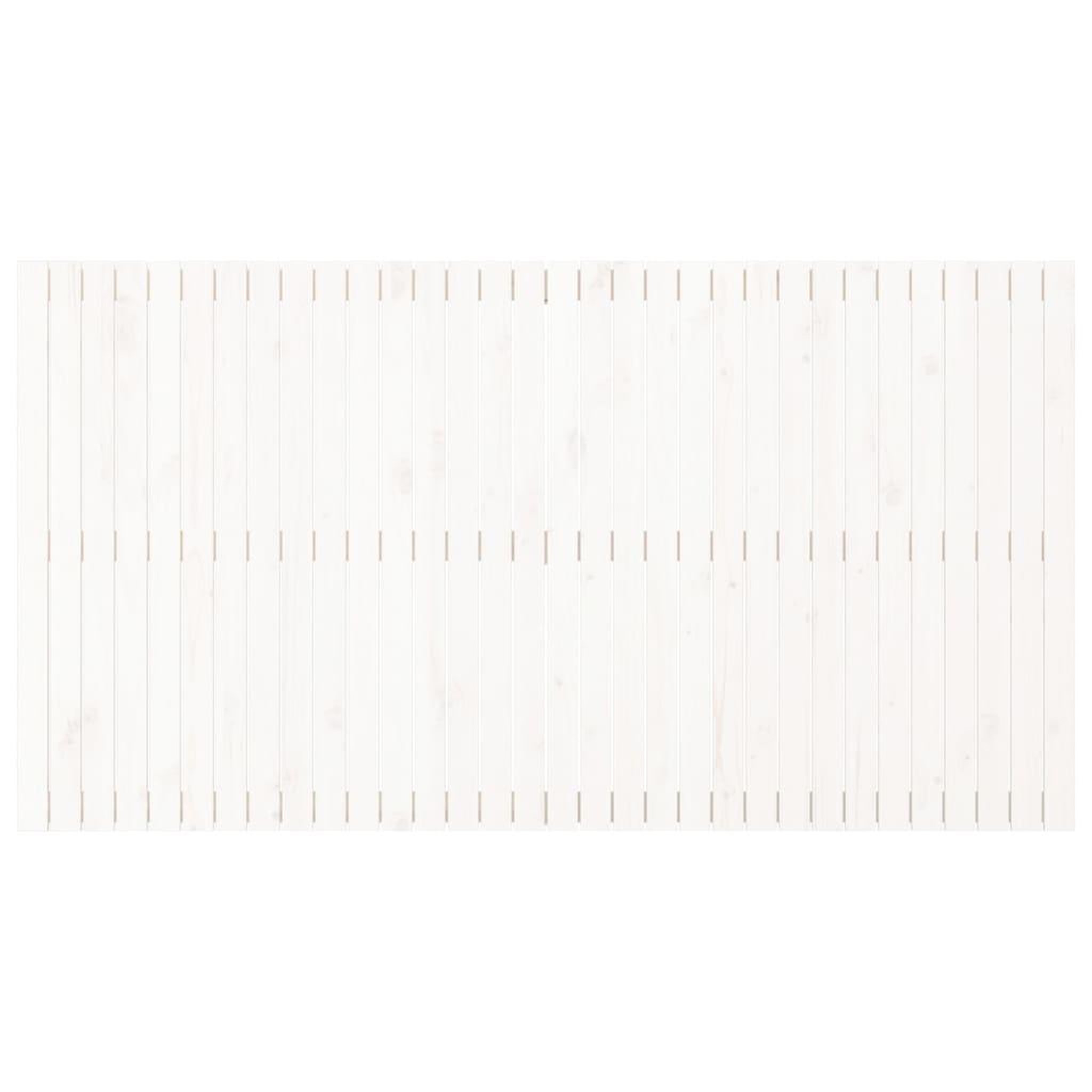 Voir la diapositive 4 : VIDAXL Tete de lit murale Blanc 204x3x110 cm Bois massif de pin