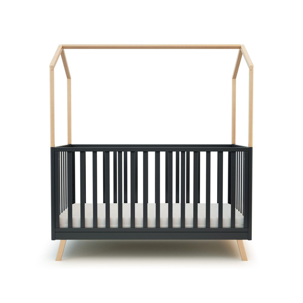 AT4 Lit cabane bébé évolutif CONFORT en bois