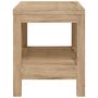 Voir la diapositive 4 : VIDAXL Table d'appoint de salle de bain 60x30x45cm bois de teck solide