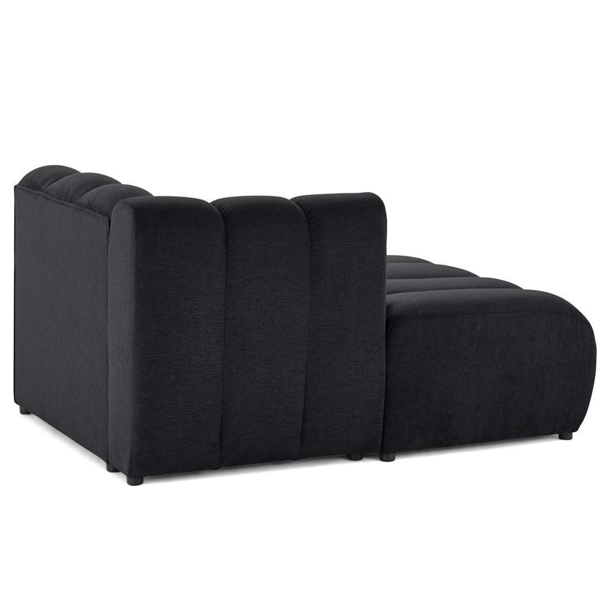 Voir la diapositive 5 : LISA DESIGN Debbie - module d'assise méridienne gauche en tissu texturé