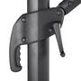 Voir la diapositive 4 : HESPERIDE Parasol déporté Eléa - 3 x 3 mètres - Bleu canard et gris