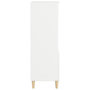 Voir la diapositive 5 : VIDAXL Buffet haut Blanc 40x36x110 cm Bois d'ingenierie
