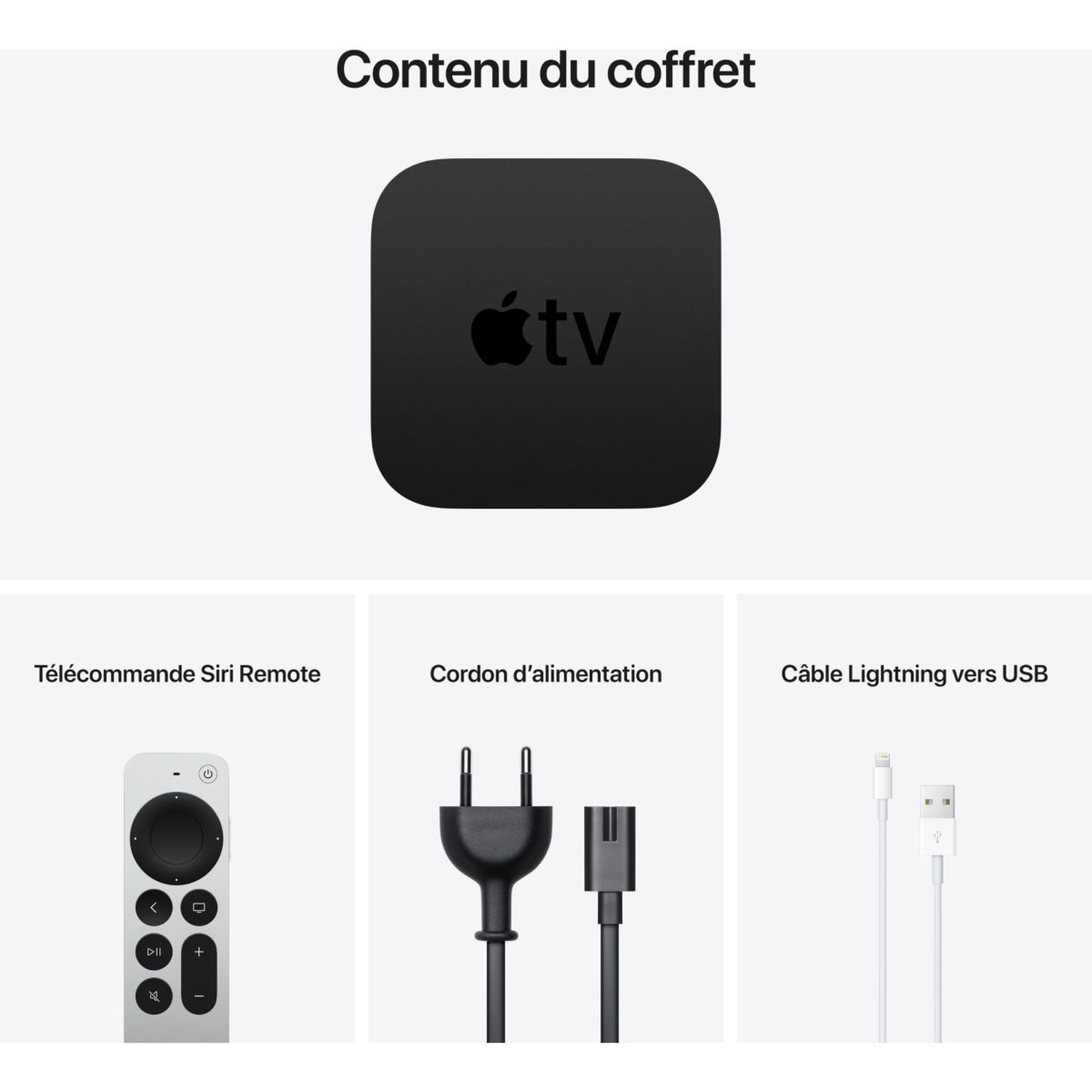 Voir la diapositive 5 : APPLE Passerelle multimédia TV 4K 64Go