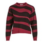 Vila Pull Rose/ Femme Vila Jacquard. Coloris disponibles : Noir