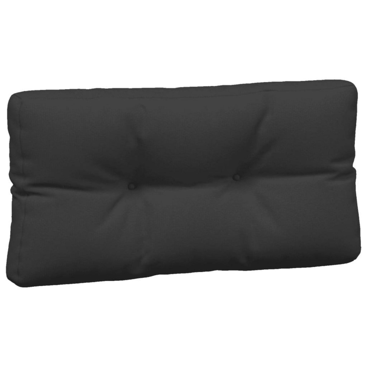 VIDAXL Coussins de palette lot de 5 noir tissu
