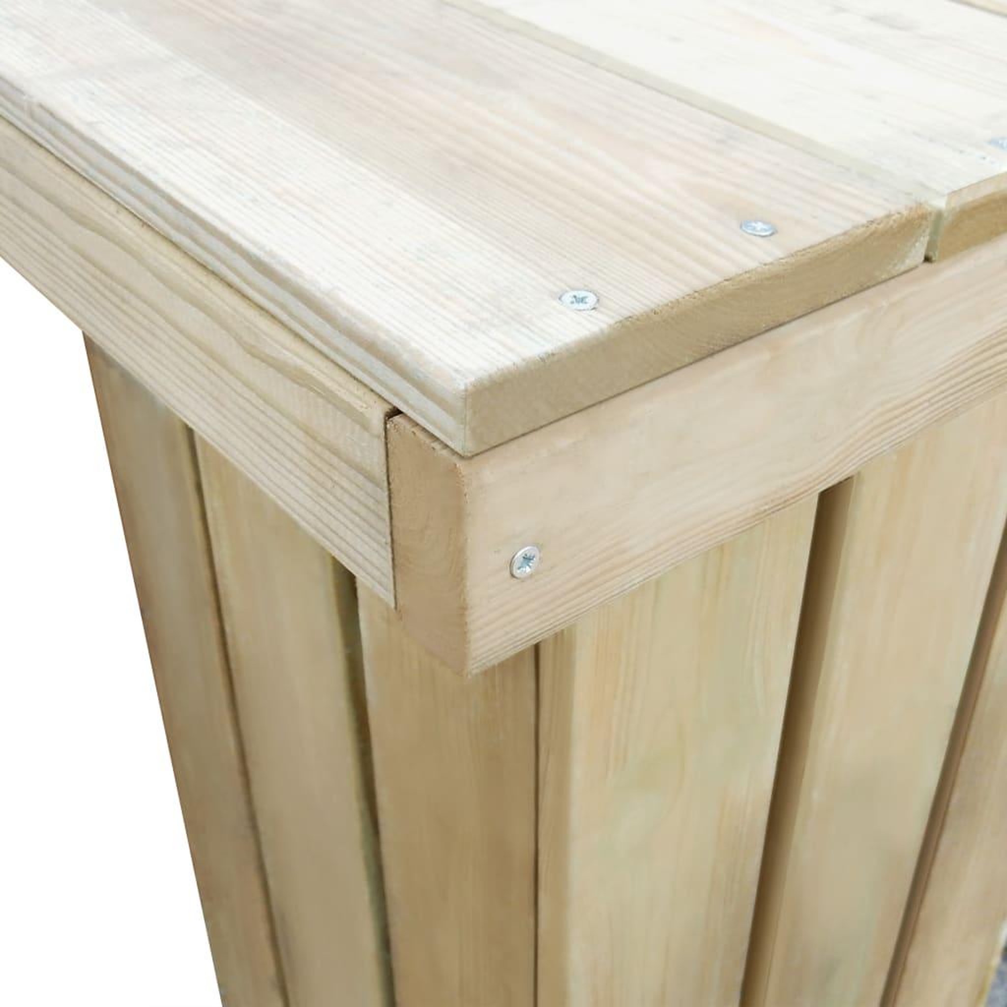 Voir la diapositive 4 : VIDAXL Ensemble a manger d'exterieur 5 pcs Bois de pin impregne
