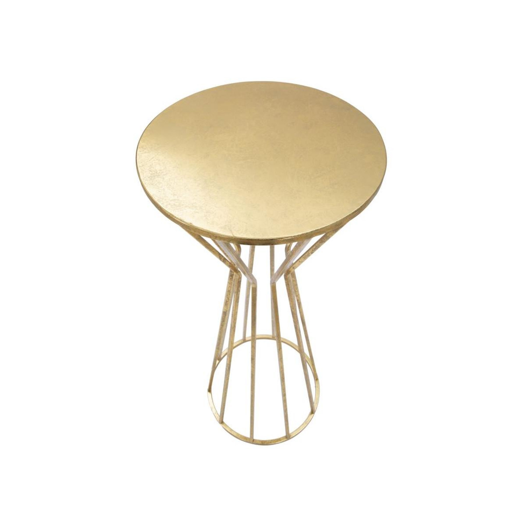 Voir la diapositive 3 : Paris Prix Table d'Appoint Design  Vienna  100cm Or