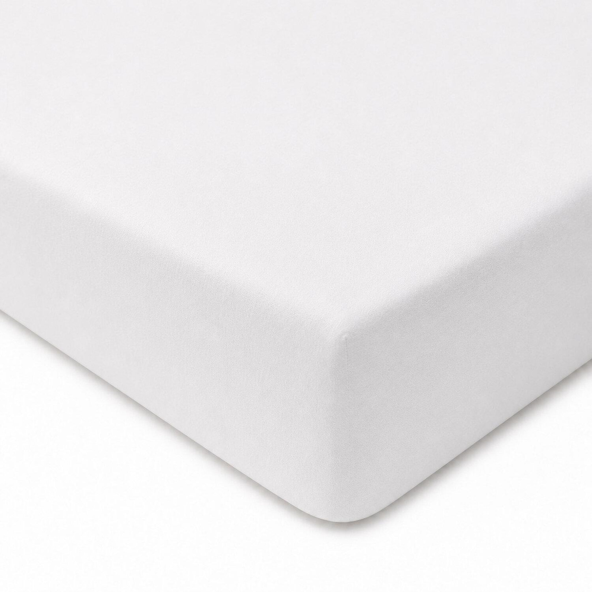 Voir la diapositive 1 : Home collection Drap Housse Bonnet:25cm 100%coton Lave 57fils Uni Bio