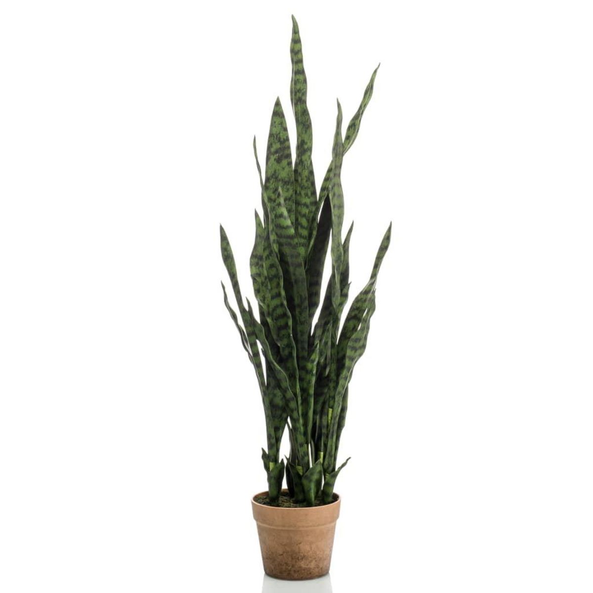EMERALD Emerald Plante artificielle Sanseveria en pot 84 cm